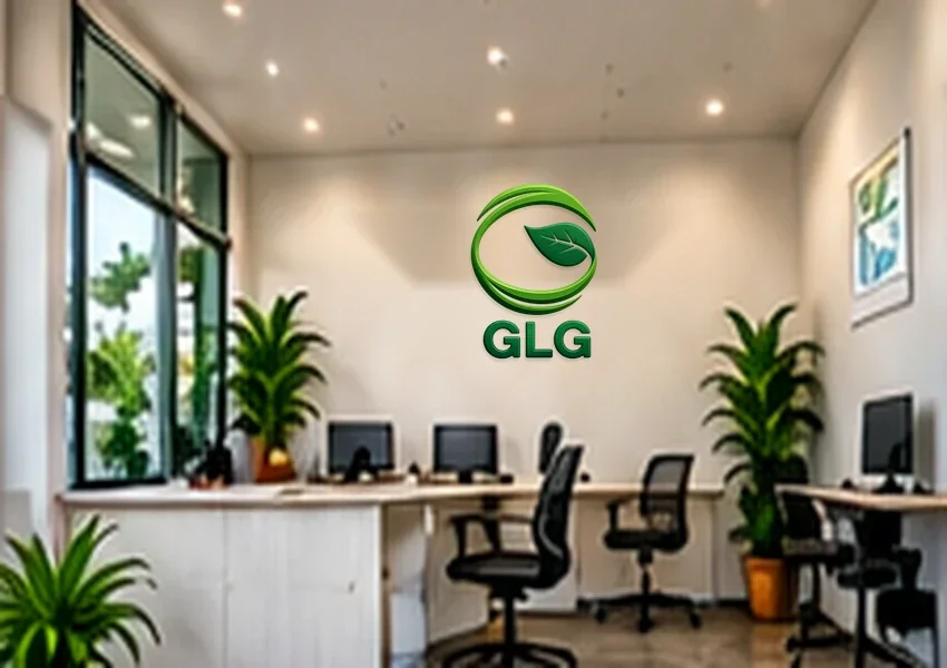 ภาพจำลองสำนักงานรับลูกค้าของ GLG